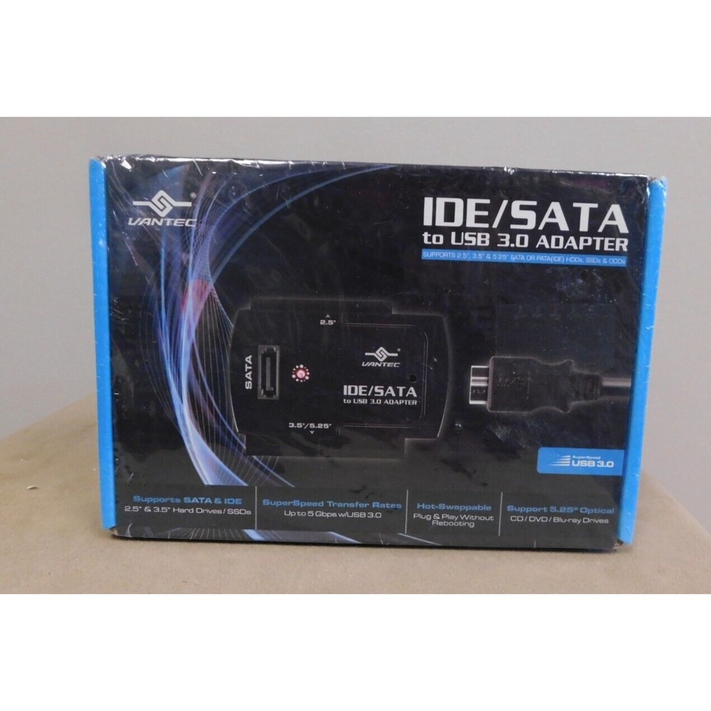 Vantec IDE/SATA TO USB 3.0 Adapter  New/Sealed